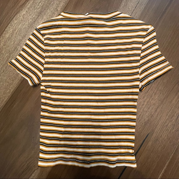 H&M Divided - Striped Ribbed T-shirt - S - Picture 2 of 2